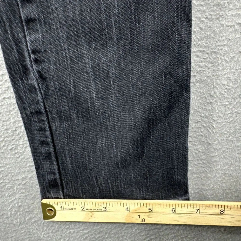 Levis Jeans 511 Mens 34x34 (32x33) Black Slim American Gothic Emo Workwear Denim